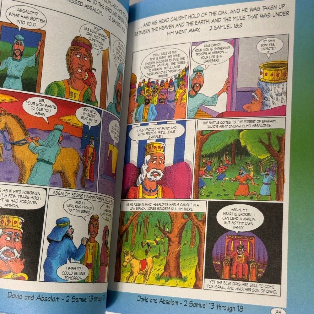 The Comic Book Bible Rob Suggs Barbour Books Kids Illustrated KJV * - Picture 7 of 7